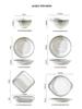 2025 Yan Yu Yao Underglaze Dinnerware Set: Elegant Rice Bowls, Plates, and Soup Bowls