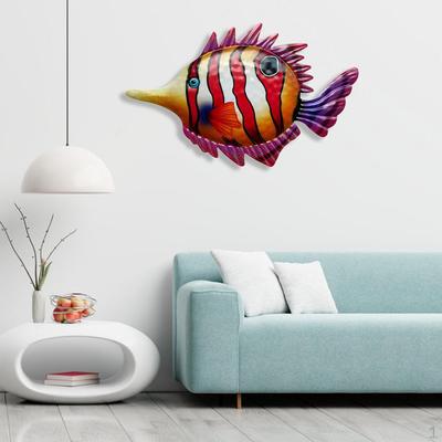 Decoraties Vissen, Wandhanger, Strandthema, voor Tuinafscheiding Zwembad