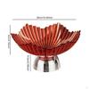 Elegant Fruit Bowl with Pedestal, Snack Storage, Decorative Tray, Serving Tray for Living