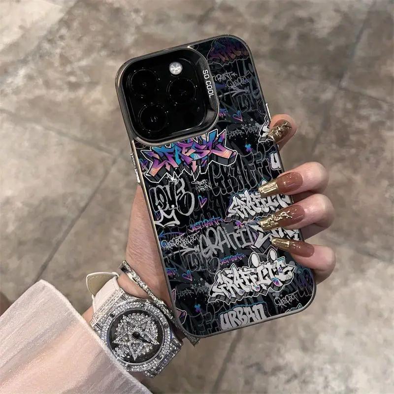 Graffiti Cool Art Pink Phone Cases for Xiaomi 14T 14 15 12T 13T Pro 12 13 11 Lite Case Fro Xiaomi 14 13T 12T 14T Pro Matte Cover