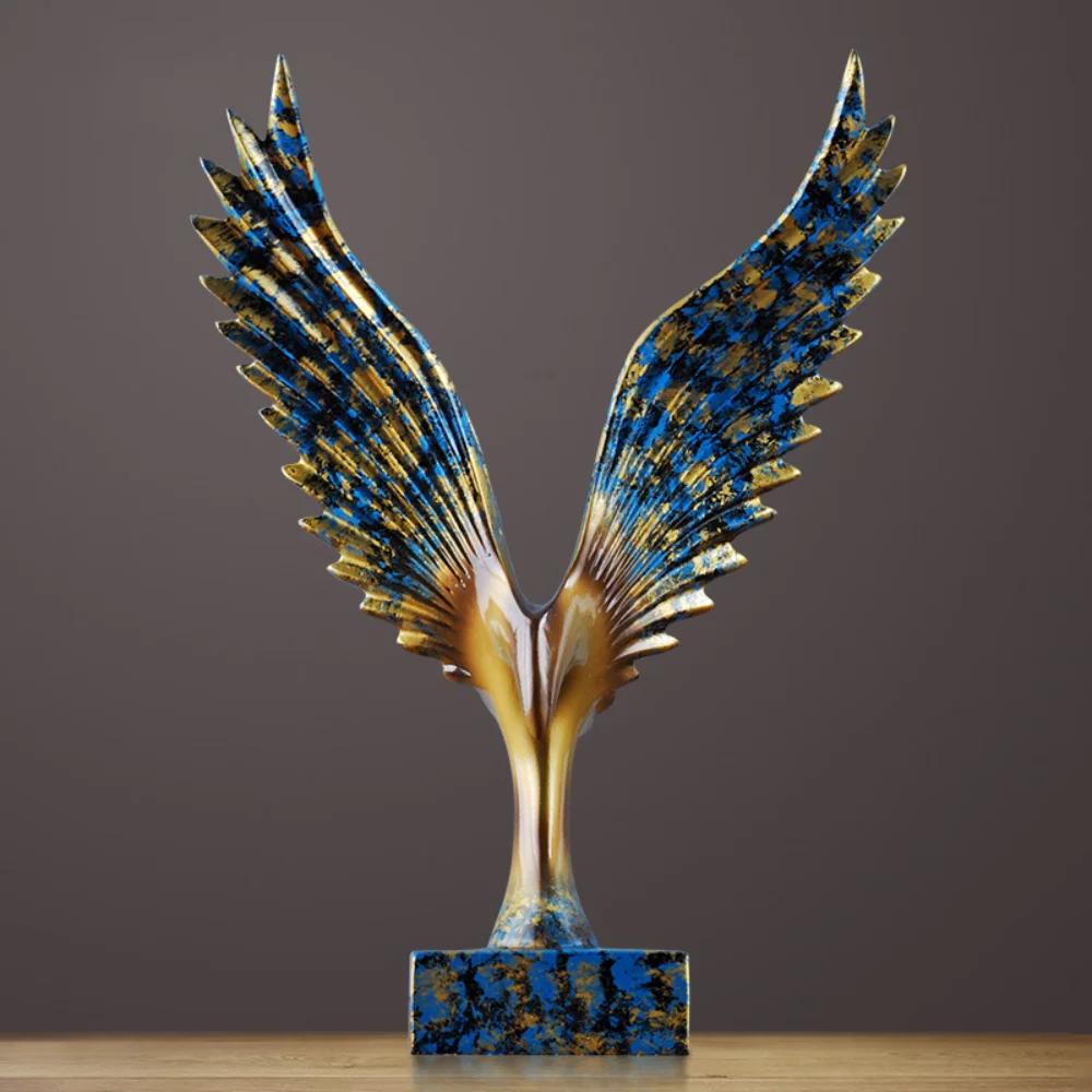 Dazhan Roc Spread Wings Desktop Ornaments Tv Cabinet Wine Cooler Entrance Desk Decorations Resin Crafts