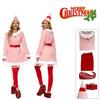 Buddy's Musical Christmas Elf Cosplay Costume For Adults Kids