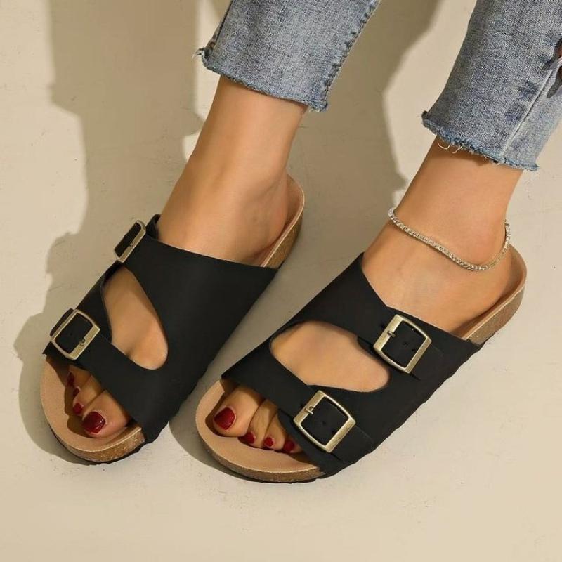 Fashion 2025 New  Cork Clogs Slippers for Women Men Classic Suede Summer Sandals with Arch Support Fashion Cork Orthopetic Beach Shoes