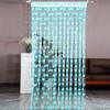 100*200cm Tassel Two-Color Heart-shaped Curtain Romantic Loving Heart String Sheer Curtains for Home Living Room Bedroom Curtain