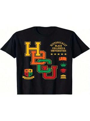 HBCU Historically Black Colleges Universities Grad Alumni T-Shirt Soft And Breathable For All Seasons And A Good Fit Comfortable Leisure Sports Hallow