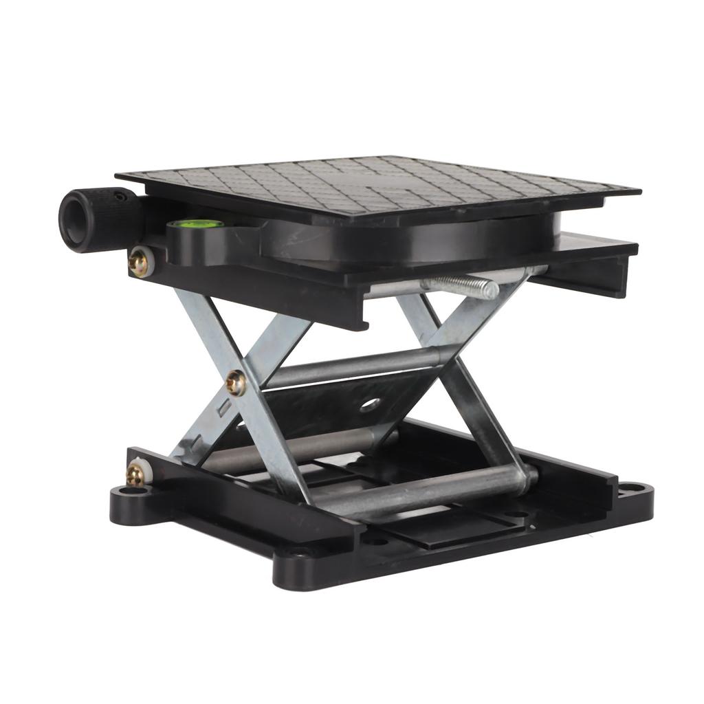Lifting Platform 360 degrees Rotatable Laboratory Lift Stand Table for Woodworking Carving