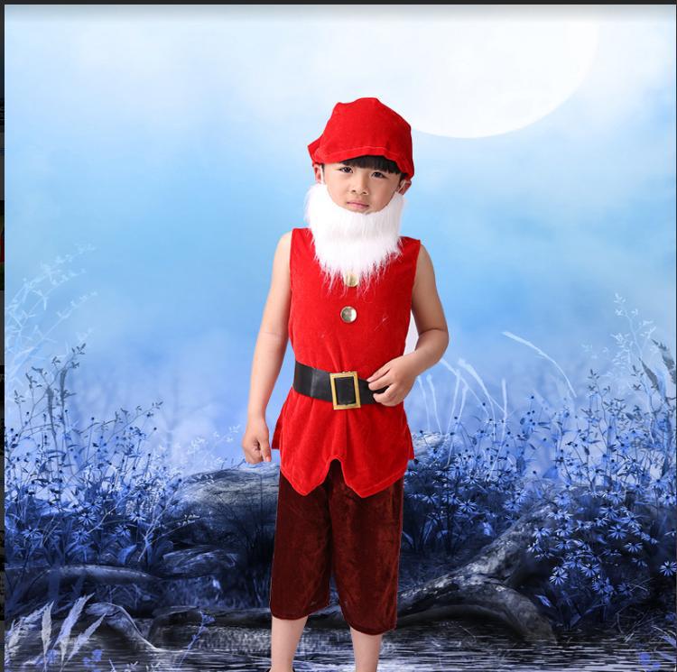 Children's Snow White & Seven Dwarfs Play Costumes: Prince, Hunter, & Magic Mirror Outfits