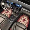 New Chinese-Style Car Floor Mats, Universal, Dirt-Resistant, Earthy Red, with a Sense of Atmosphere, Can Be Cut, Diatomaceous Earth Car Carpet Mats