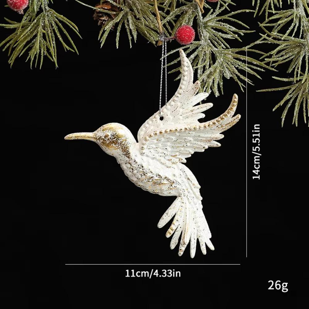 Vintage Christmas Tree Pendant Exquisite Antique Design White Xmas Tree Hanging Navidad New Year Festival Party Decorations 2026