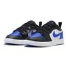 New Jordan Air Jordan 1 Anti Slip Wear Resistant Low Top Children's Basketball Shoes Blue Black Children Aged 3 7 Years Old DR9748-140
