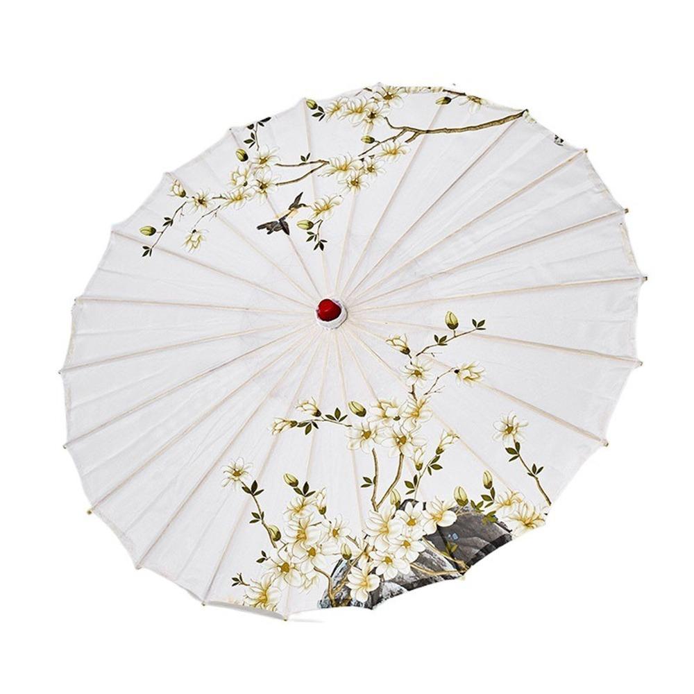Bamboo Oil Paper Umbrella Chinese Style Hanfu Umbrella Ancient Dance Umbrella  Hotel Ceiling