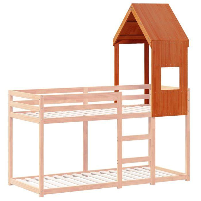 VidaXL Toit de lit pour enfants 55x99x139,5 cm bois de pin massif, toit de lit, baldaquin de lit pour enfant, toit pour lit 846893