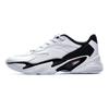 Anta Comfortable Breathable Simple Casual Dad Shoes Women Sneakers White Black 12818852-6