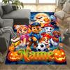 Halloween Pups Adventure Customize Text Carpet Suitable for Decorate Room Outdoor Hallway Living Rooms Anti-slip Rug Decorate Offices
