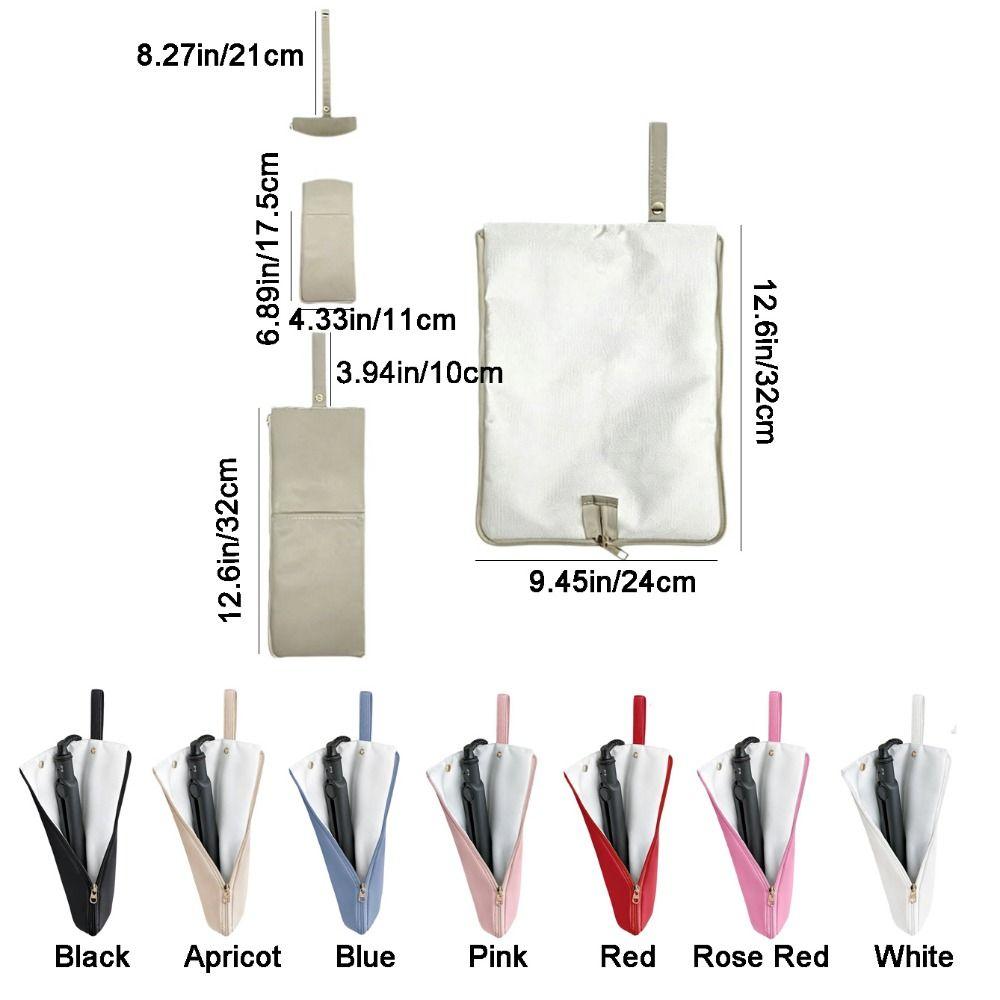 Heat-Resistant Curling Iron Bag Hanging Anti-scalding Straightener Storage Pouch Waterproof with Zipper Hair Curling Holder