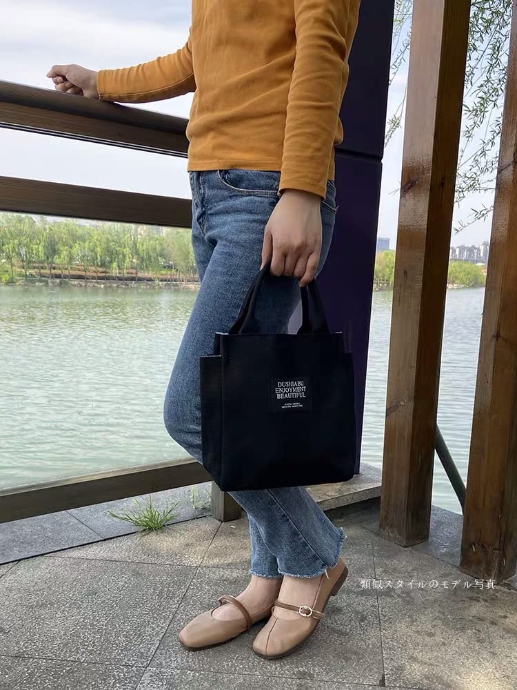 Mini Tragetasche für Canvas-Tragetasche Einfach zum Mittagessen Pendeln Handtasche [SEYIXU] Frauen, Tasche, Klein, Erwachsener, Niedlich, Stilvoll, Leicht, Funktional, Verwendung, Tasche,