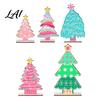 Rustic Holiday Desktop Decorations Wooden Christmas Tree Table Decoration Pine Tabletop Centerpiece Vintage Style Room Decor Farmhouse Tiered