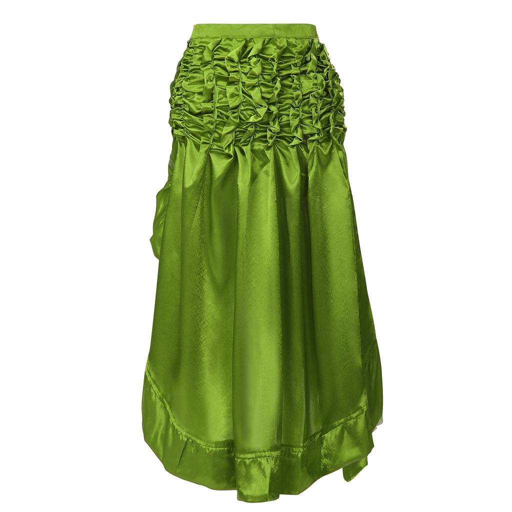 Plus Size Retro Gothic Crop Top Skirt For Women - Dance Skirt - Stylish Half Skirt