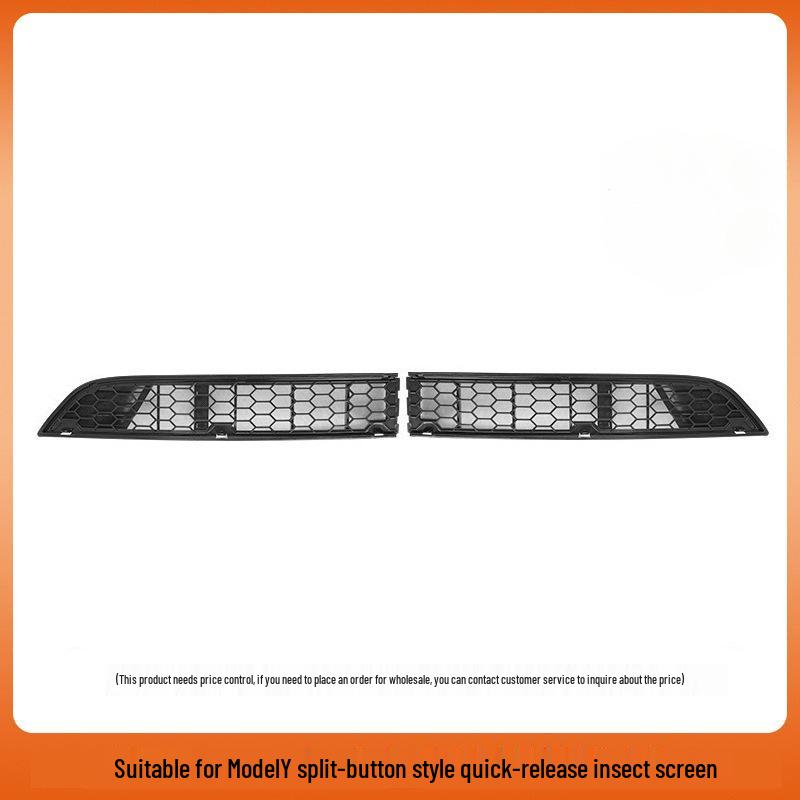 Tesla Model Y & 3 Insect Screen & Water Deflector with Quick Release Button