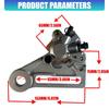 Aluminum Rear Brake Caliper Assembly for Dirt Bike Motorcycle Service, Hydraulic Disc Brake Part for Dirt Bike 250 300 Rear Maintenance Work Today