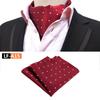 Men's Polyester Retro Tie, Scarf, and Pocket Square Set