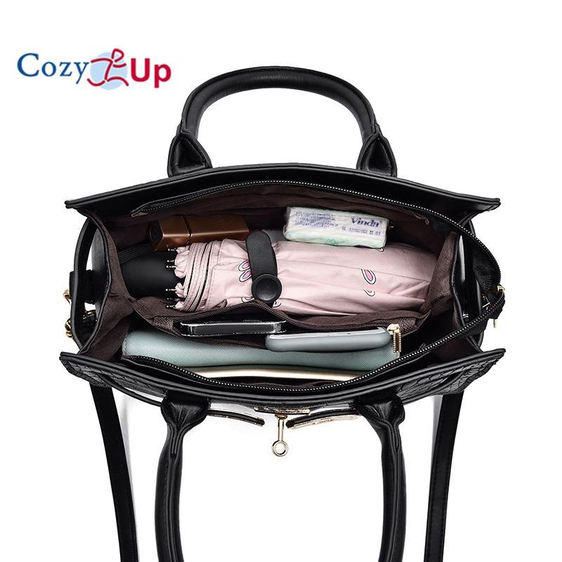 Уютная большая сумка для женщин. Дизайнерские сумки-портфели. Кошельки с верхней ручкой — фото 6