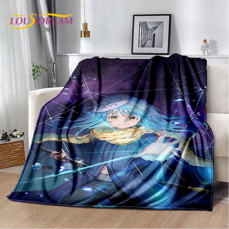 I Got Reincarnated As A Slime Anime Soft Plush Blanket,Flannel Blanket Throw Blanket for Living Room Bedroom Bed Sofa Picnic Kid