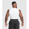 Gymshark Element Tank White A2c4u Wb57