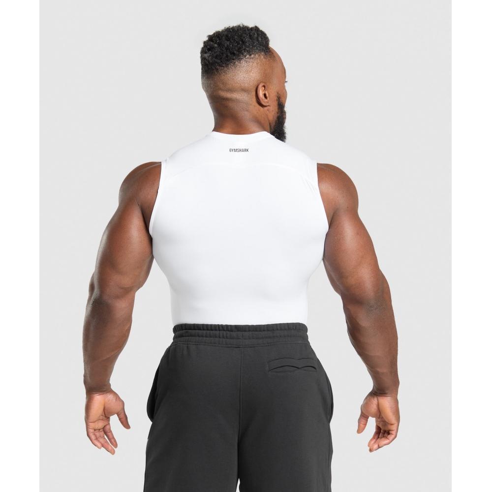 Gymshark Element Tank White A2c4u Wb57