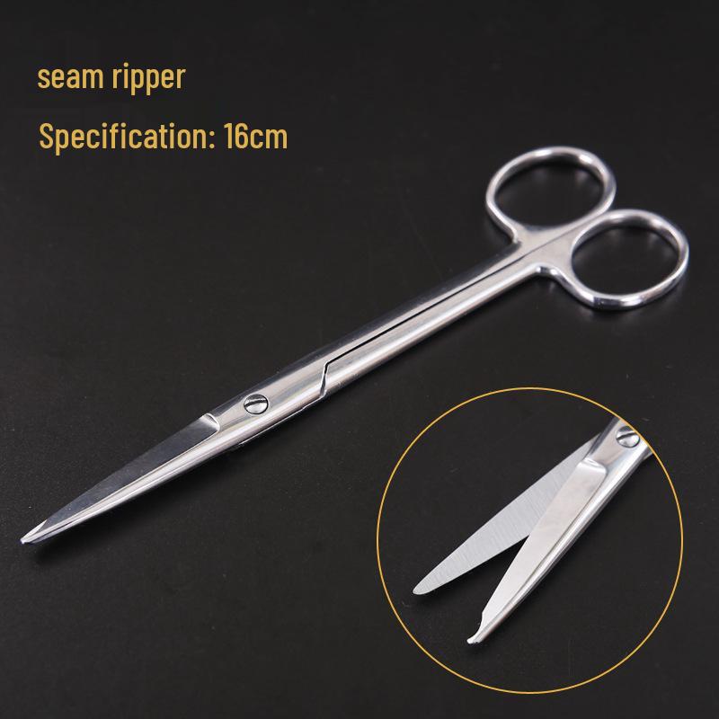 Stainless Steel Surgical & Teaching Dissection Scissors - Straight/Round Cutting & Gauze Scissors