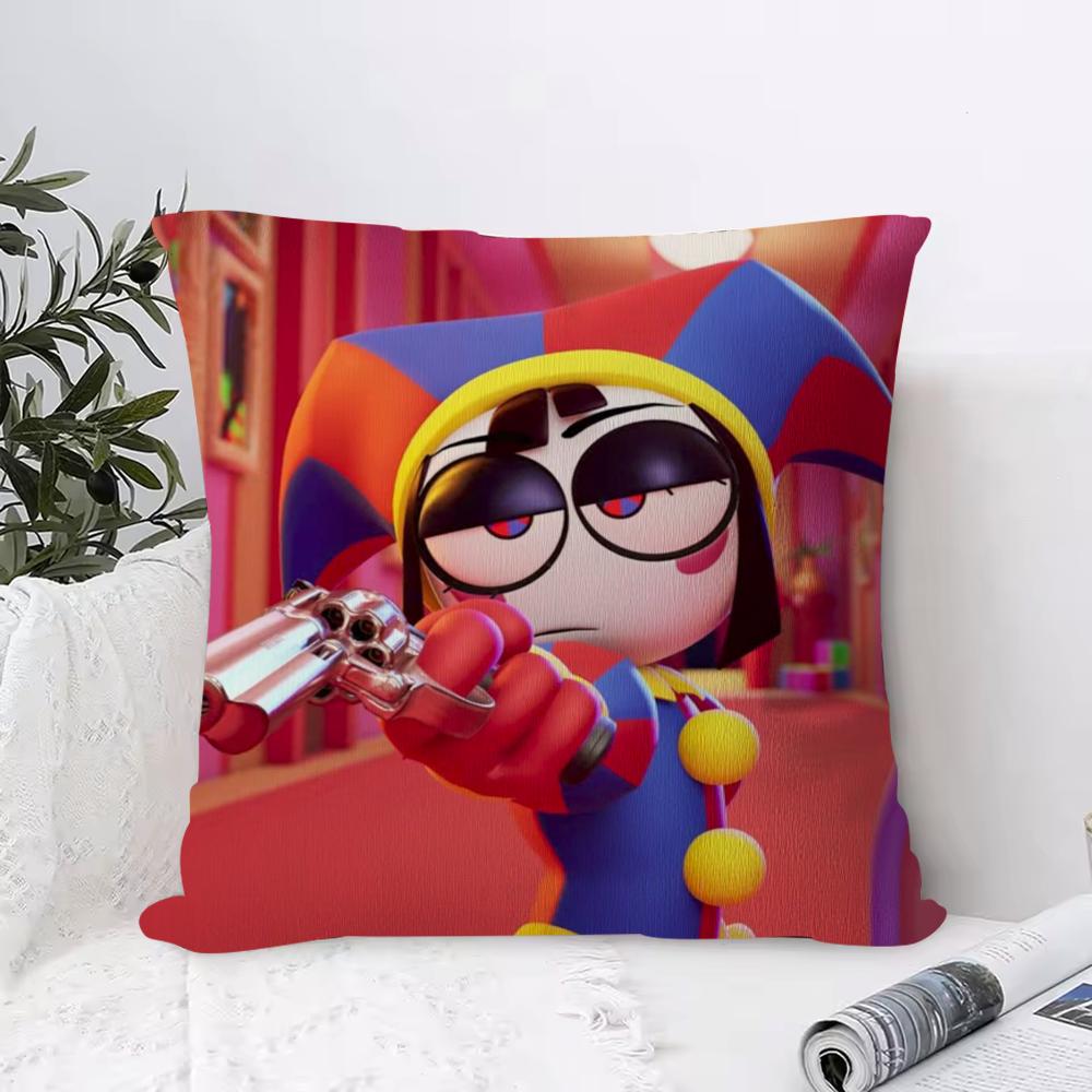 Cushion Cover Anti-dustmite Pillowcase Invisible Zipper Silky Short Plush Sofa Cushion Cover Simple Black And White Abstract