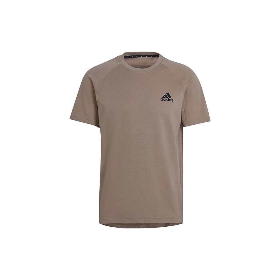 

Adidas с логотипом и круглым вырезом, с коротким рукавом, свободная футболка, мужские топы, льняные HF5925 S