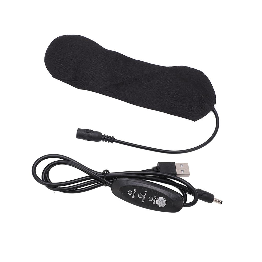 USB Electric Heating Pad 3 Gear Temperature Adjustable 165 X 65 Heated Mat for Winter Warming