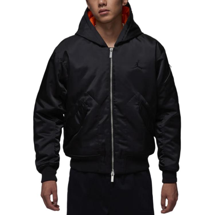Jordan Hooded Zipper Cold Weather Warm Cotton Jacket Men Jackets HV0541-010
