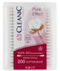 Cleanic Pure Cotton Swabs - Hypoallergenic, 200 Count