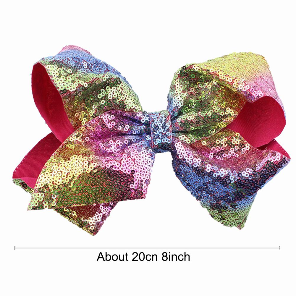20CM Children Delicate Paillette Butterfly Hair Clip Clothes Dress Accessories