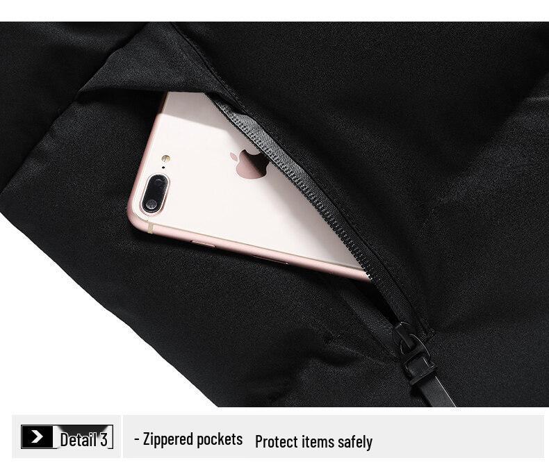 Veste d'hiver à capuche pour homme - Tendance, Épaissie et Personnalisable pour l'Automne/Hiver