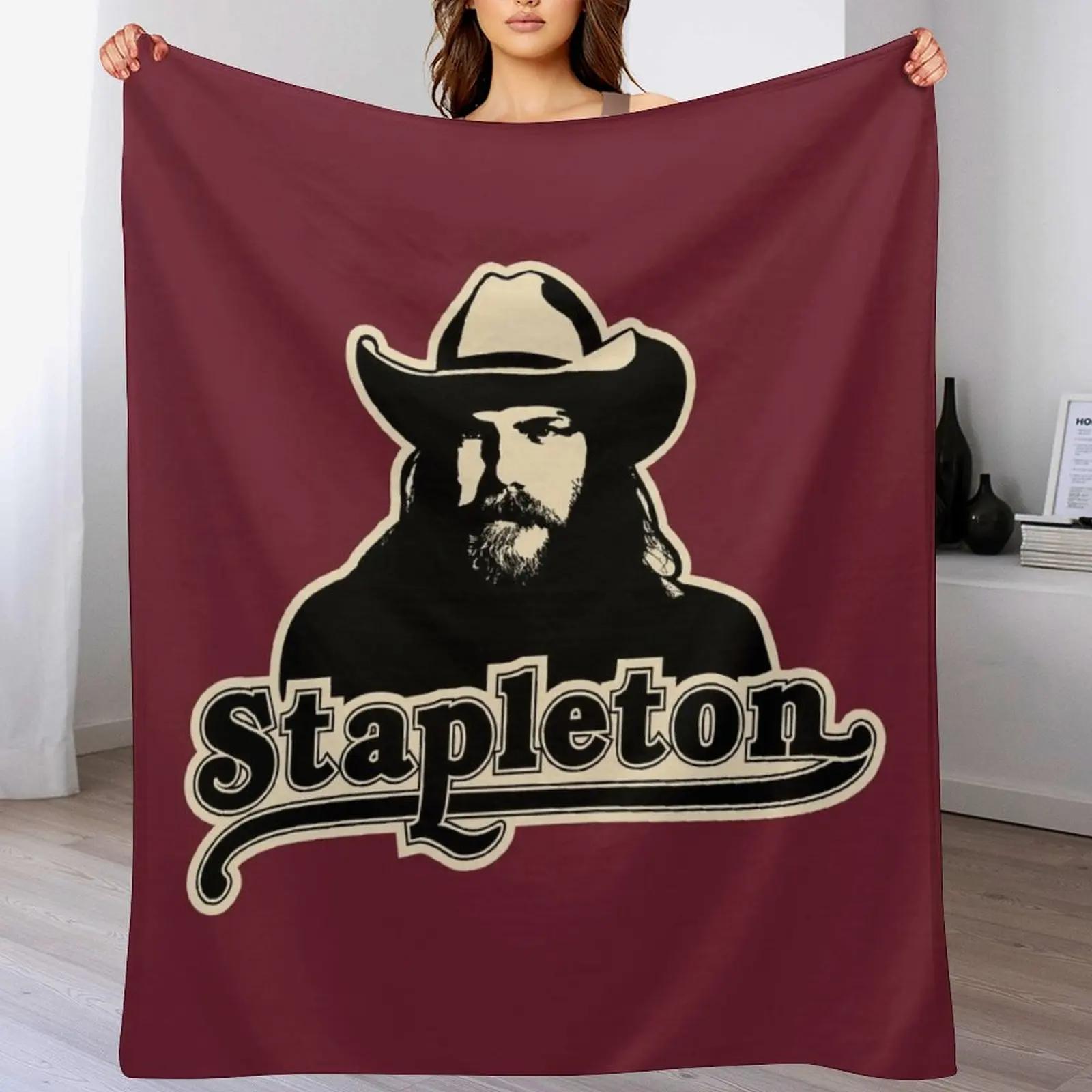 Chris Stapleton Throw Blanket Soft Cozy Blanket for Pet Kids Adults Size: 75*100cm, Weight: 230 GSM