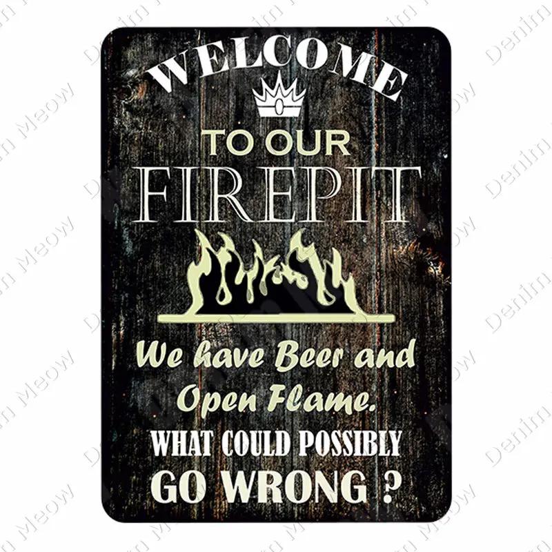 Lovely Flower Welcome To My Home Iron Metal Poster, Tin Sign Plate, Wall Decoration, Vintage Art Painting, Family Rule Plaque