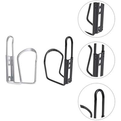 1/2pcs Bicycle Bottle Holder Outdoor Road Mountain Bike Water Kettle Cage Rack Aluminum Alloy Universal Cycling Drink Holder Cup