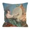 European Royal Court Madame Duchess Goddess Women Portrait Painting Cushion Covers Rococo Style Decorative Pillows For Sofa