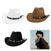Western Cowgirl Hat Cowboy Hats for Adventurous Individuals Outdoor Activities