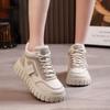 Trendy High Top Dad Shoes 2024 Autumn Women's Thick Sole Anti Slip Versatile Casual Daily Sports Board Shoes Platform Sneakers