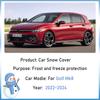 Car Snow Cover For Volkswagen VW Golf Mk8 CD1 CG5 2022 2023 2024 Front Windshield Winter  Winter Shade Visor Shield Accessories