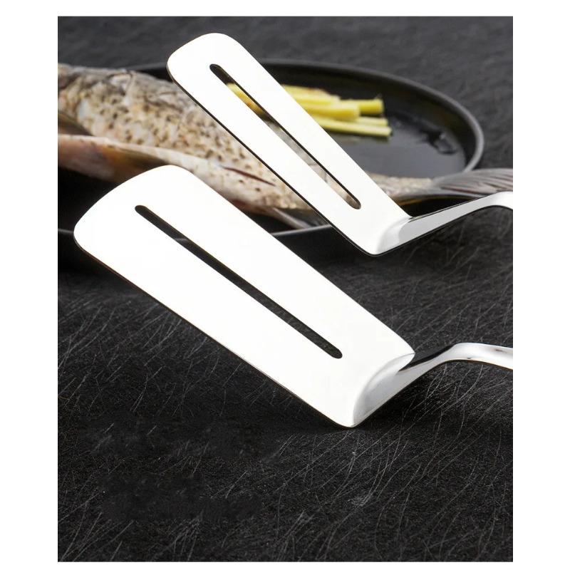 Stainless Steel Barbecue Clamp Frying Steak Fried Fish Clip Tong BBQ Non-Stick Barbecue Grilling Camping BBQ Kitchen Tools