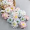 10 Pcs Artificial Cherry Blossom Flower Heads Mini Fake Silk Cherry Blossom Flower for Crafts Bridal Hair Clips Headbands Dress DIY Accessories