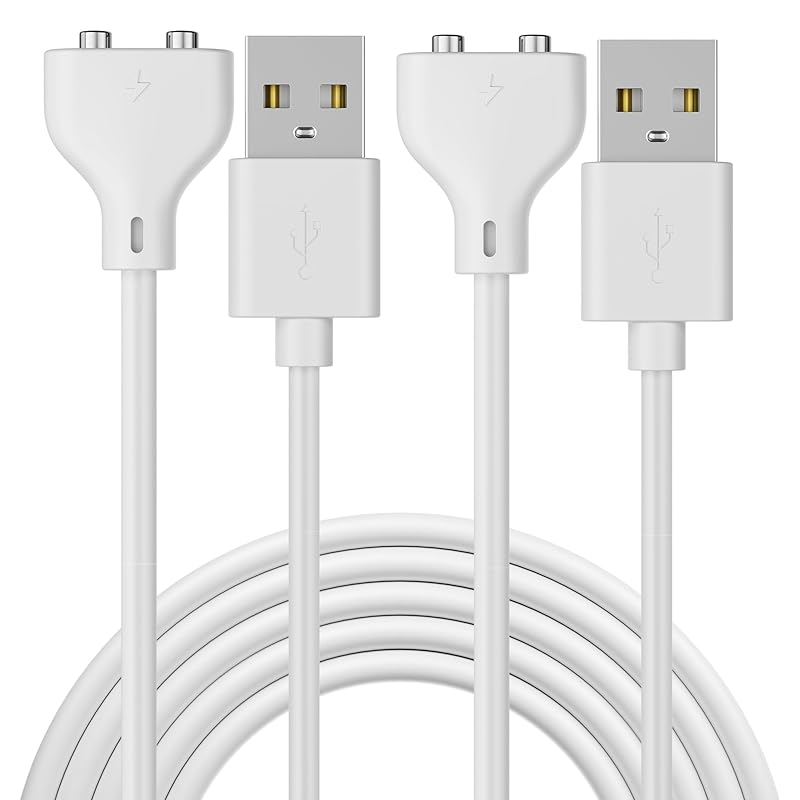 

2Pack Magnetic USB DC Charger Cable Replacement Charging Cord 2.6Ft 2Pack (7mm/0.27in) 7mm(0.27in)-2Pack