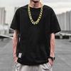 Long Faux Gold Chain Rapper Exaggerated Dress Personalized Performance Props