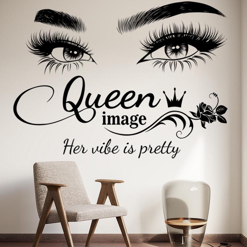 Queen's Image Decorative Wall Sticker for Living Room or Bedroom