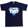 Diamond Dad Fathers Day Gift Birthday Christmas Present Mens T-Shirt